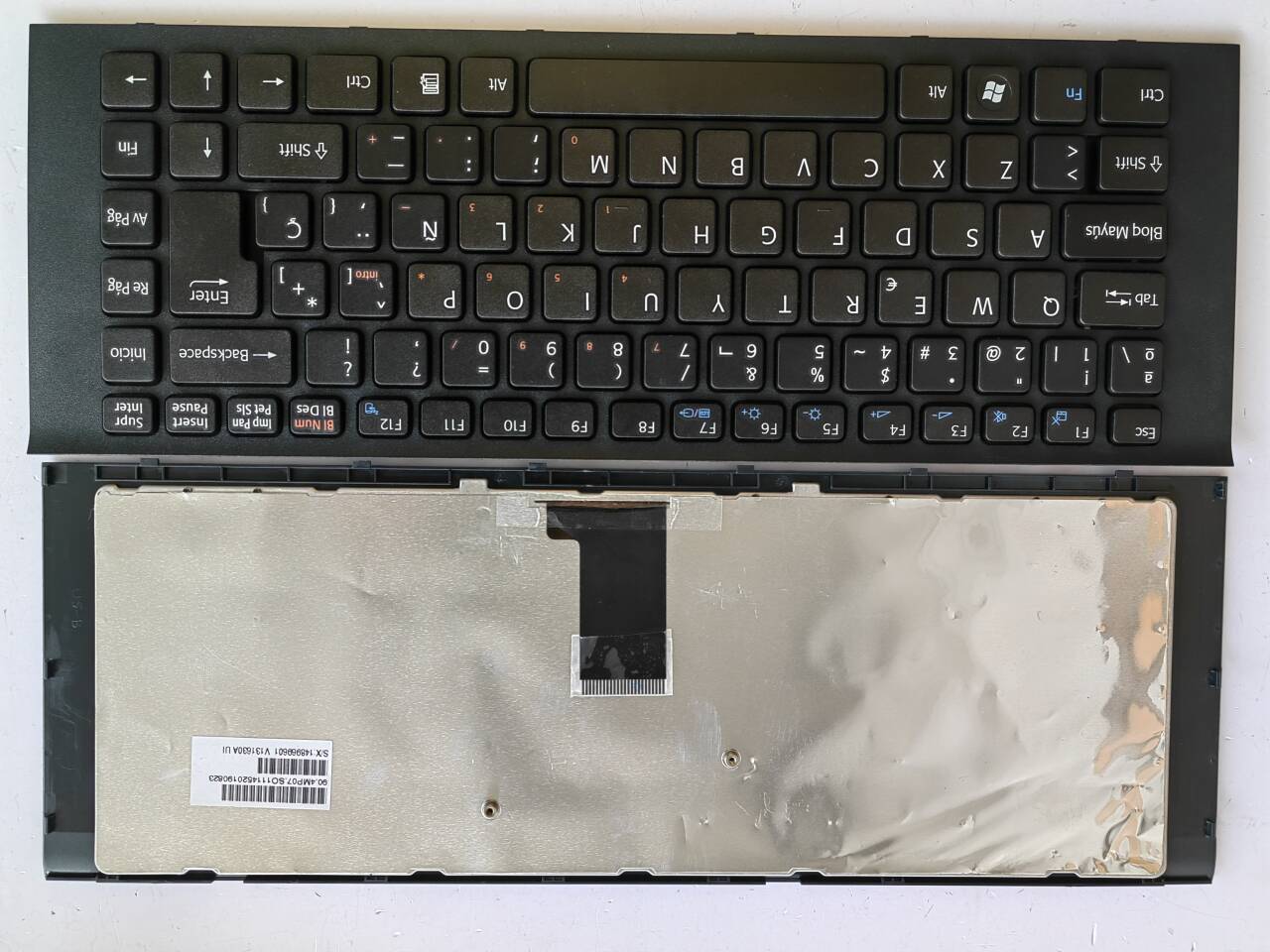 Picture of New Replacement Laptop Keyboard For SONY EG/VPC-EG BLACK FRAME BLACK (OEM) SP Layout